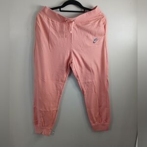 Nike Pink Jogger Pants Medium